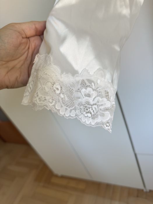 Komplet szlafrok koszula nocna piżamka Donna Karan