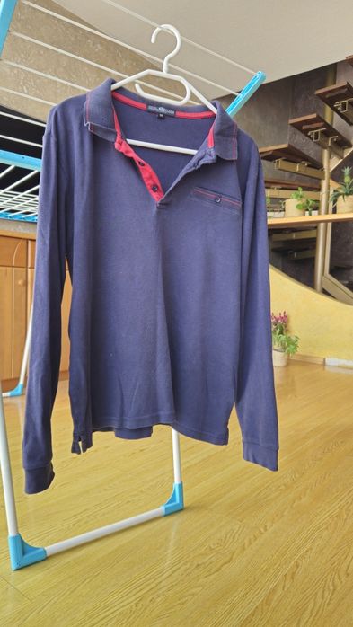 Royal Class markowa granatowa bluzka koszulka z długim rękawem 50 hit