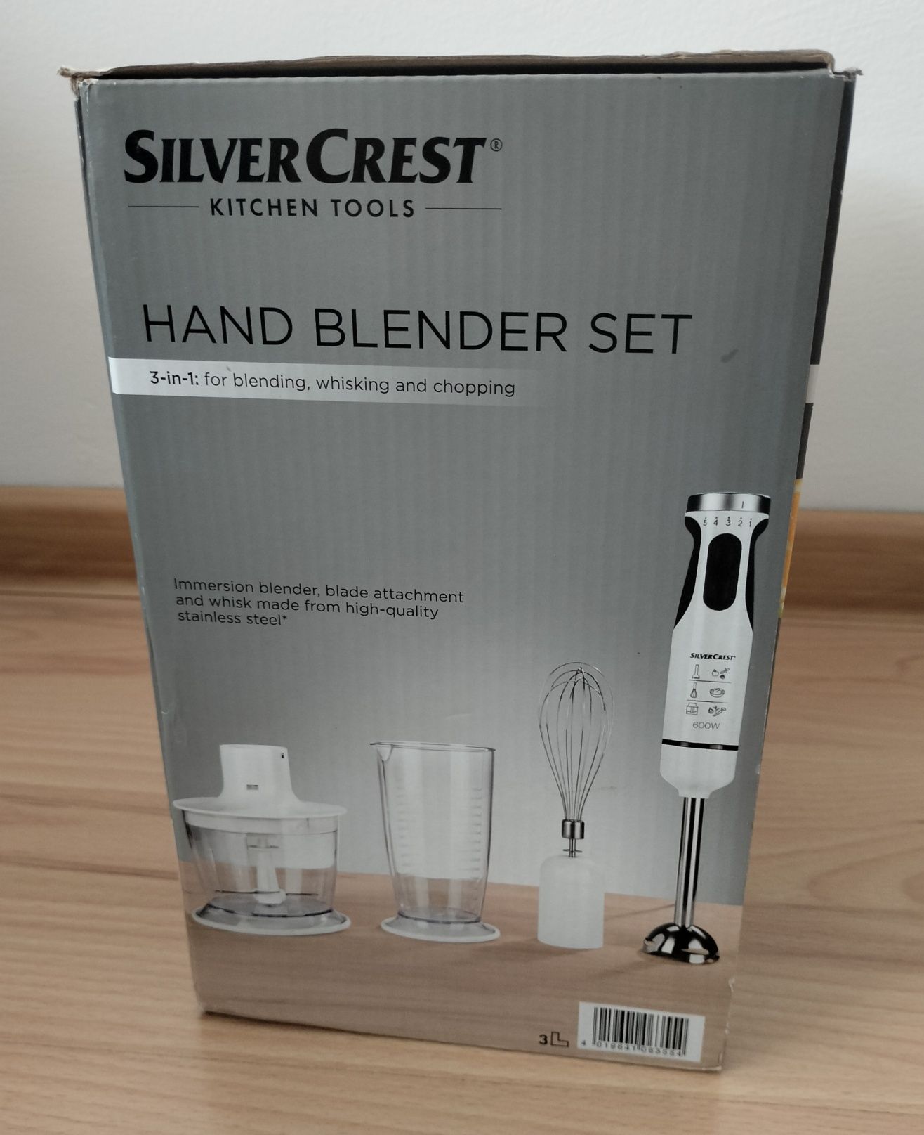 Blender ręczny 600 W z zestawem akcesoriów Silvercrest Kitchen Tools
