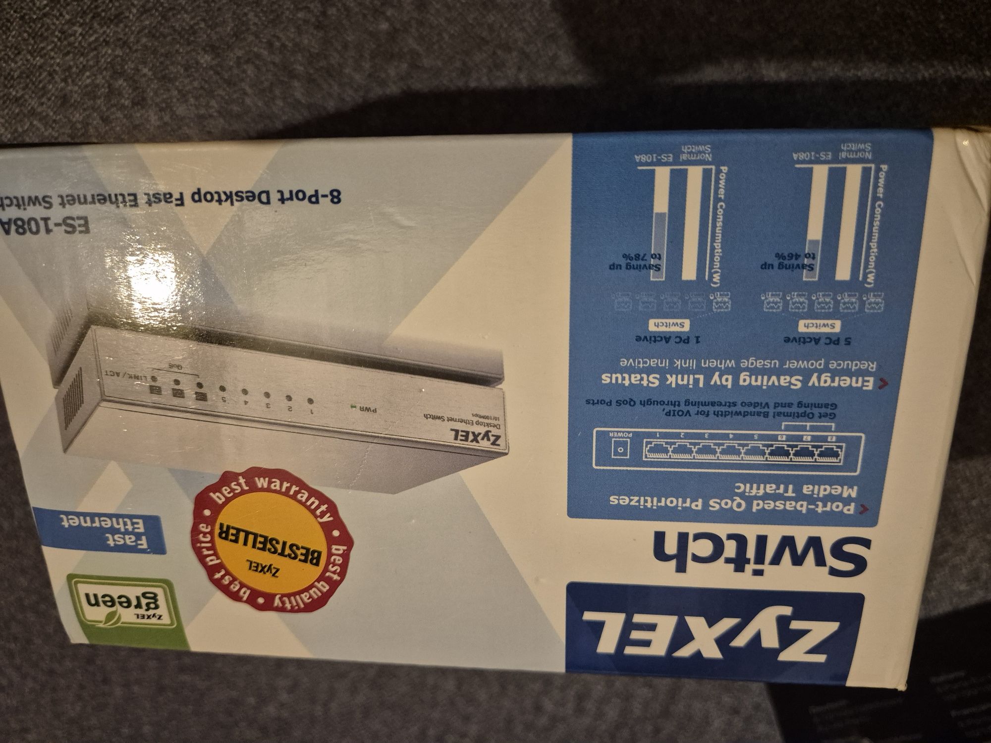 Nowy Desktop 8 port ES-108A