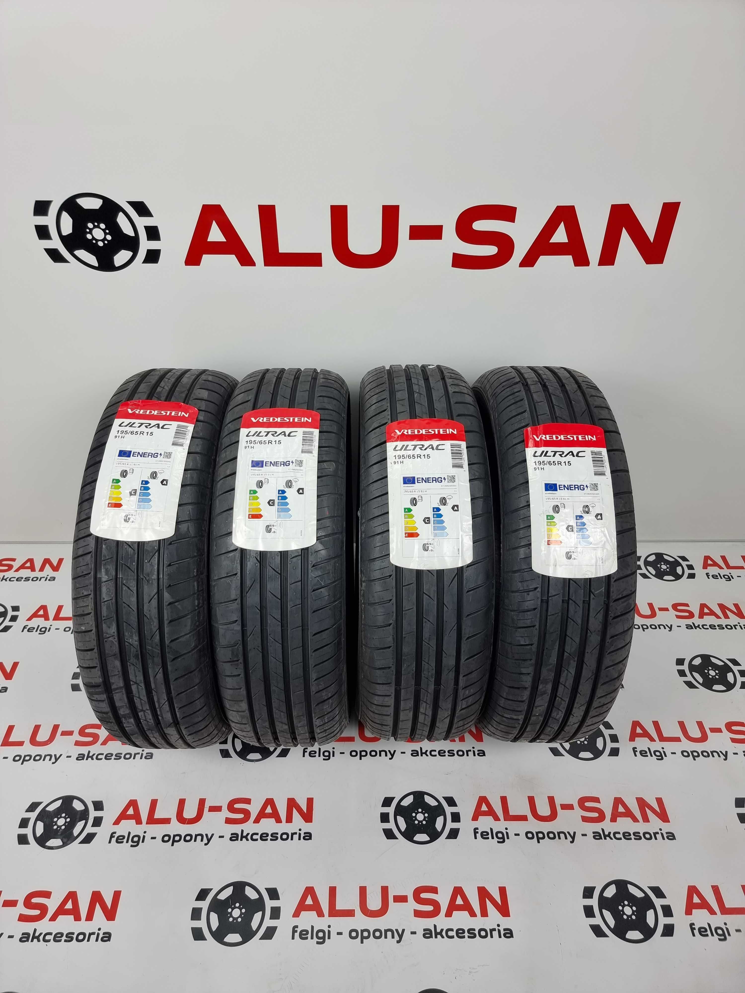 NOWE letnie OPONY 195/65R15 - Vredestein ULTRAC - Montaż GRATIS