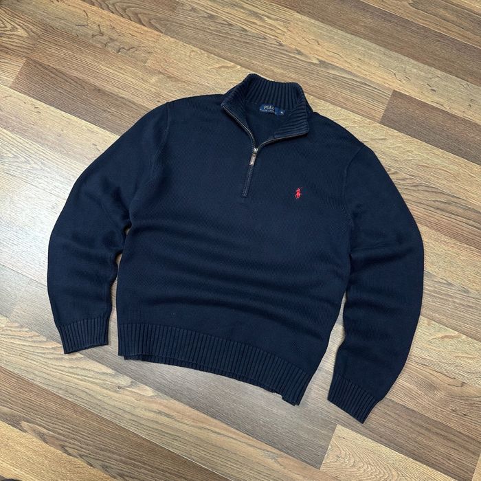 Светр polo ralph lauren vintage (old mani) кофта 1/3 зіп