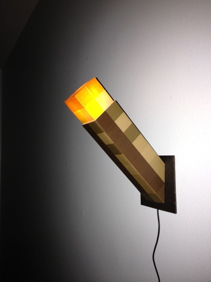 Minecraft Torch - Lampka LED