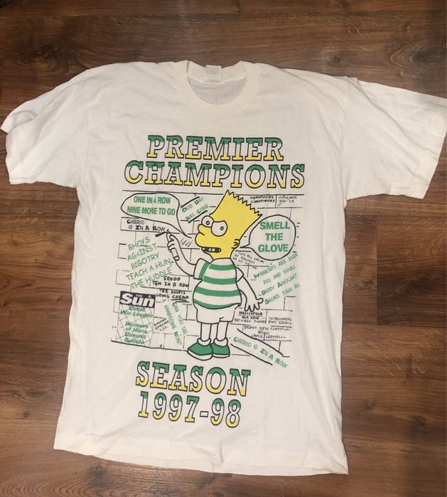 Колекційна мерч футболка Celtic 1997/98 року Champions
