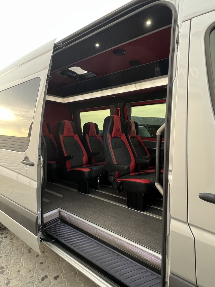 Wynajem Sprinter 3.0v6, 9 osobowy Biznes Klasa.