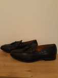 Buty Zara elegancki,pantofle, mokasyny,skóra,skórzane.