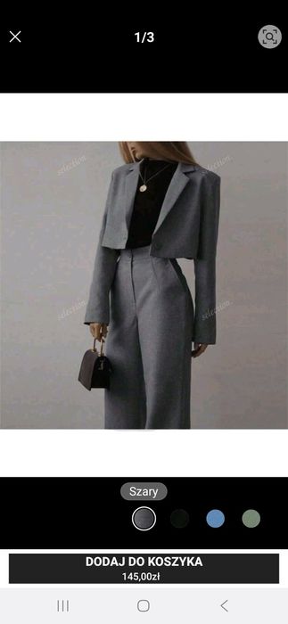 Garnitur damski 2 częściowy