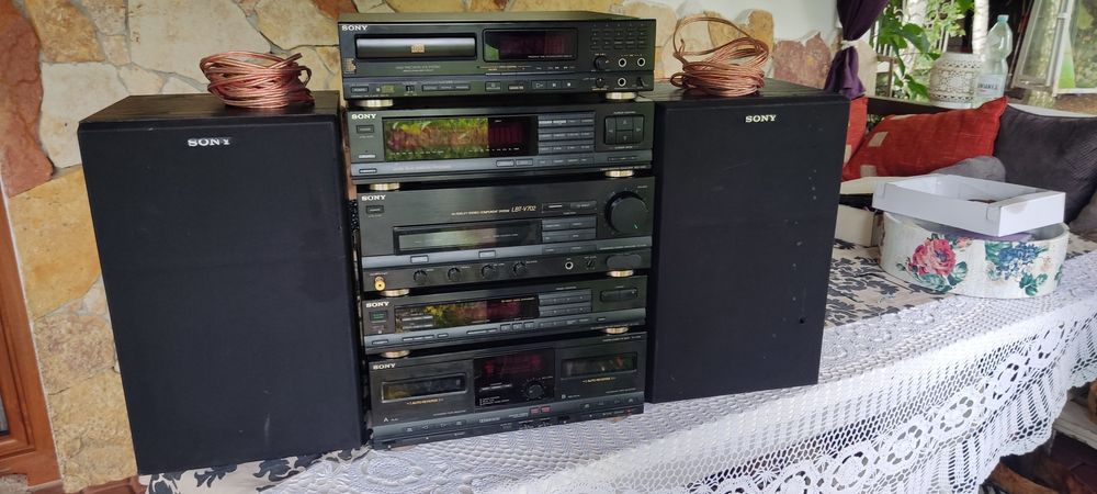 Wieża Sony LBT V702 + kolumny