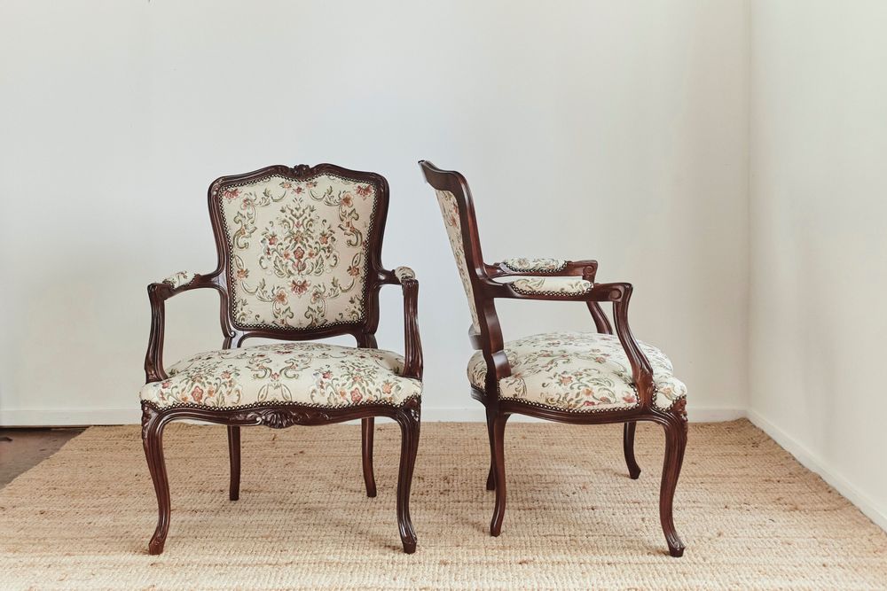 Zestaw wypoczynkowy w stylu Ludwik XVI