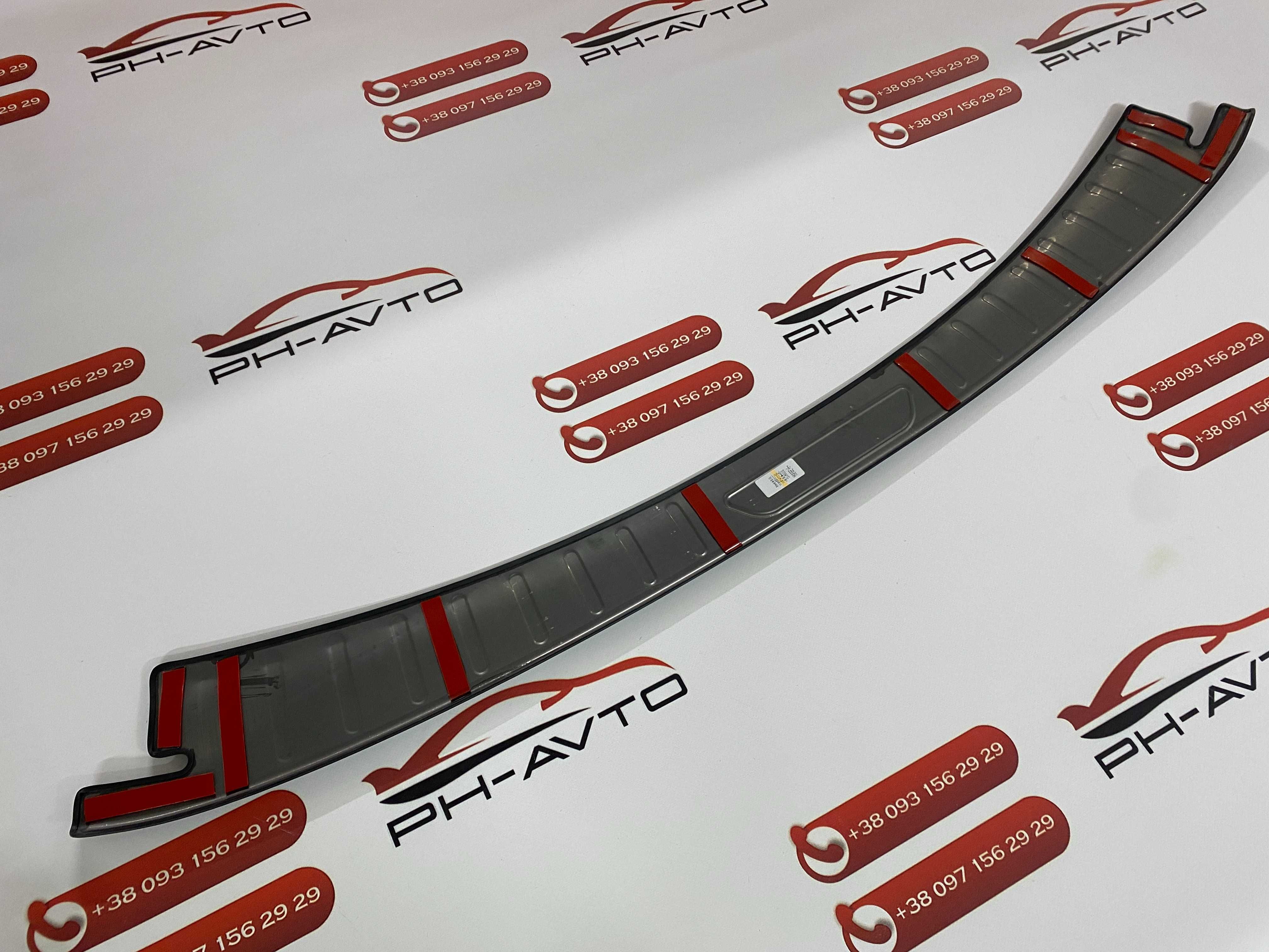 Накладка на бампер із загином Toyota RAV-4 2016-2019 Premium чорна