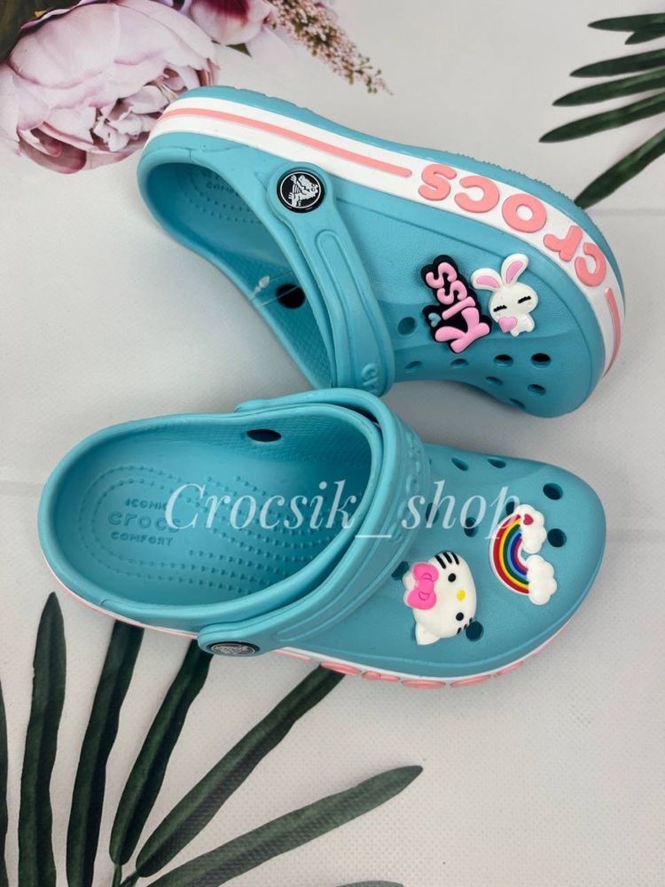 Дитячі крокси сабо хлопчик/дівчинка crocs Bayaband clog