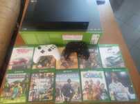 XBOX One X 1 TB / 2 pady / 10 gier