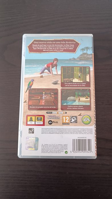 Jogo PSP SiMs 2 Náufragos como novo