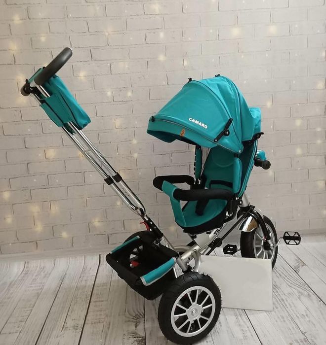 Триколісниий дитячий велосипед коляска Поворот сидіння детский