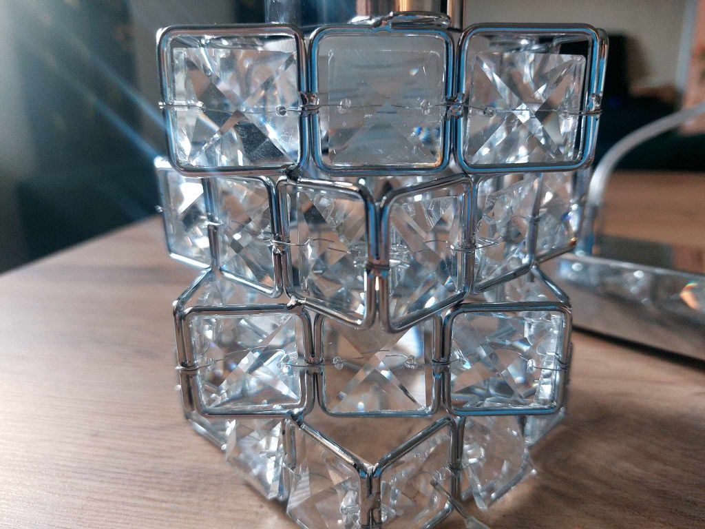 Lampa żyrandol kryształki
