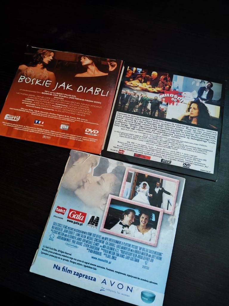 3x filmy na DVD - zestaw