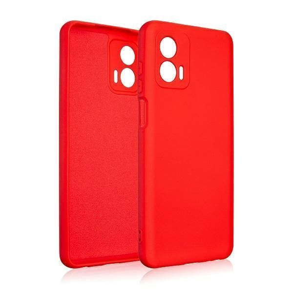 Beline Etui Silicone Motorola Moto G73 Czerwony/Red