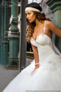 Vestido de noiva a bela noiva