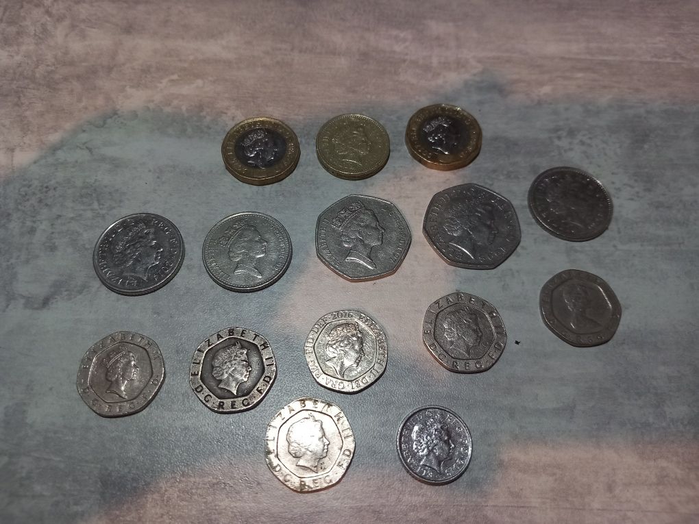 Монети Англії колекційні