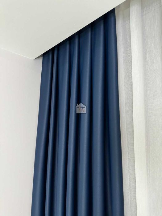 Штори матовий блекаут flat однотонні blackout портьєри