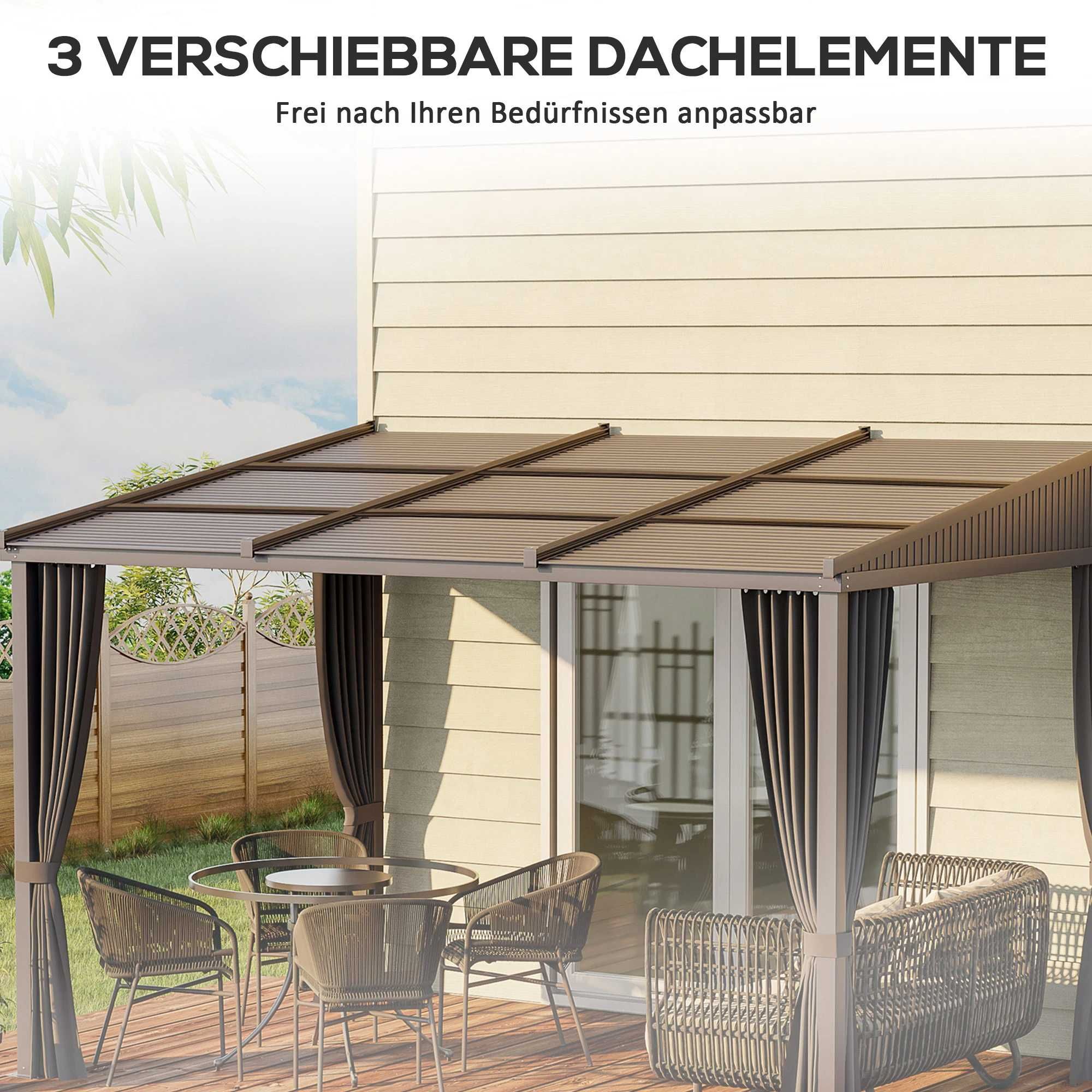 Panele na dach ,na altankę , wiatę 9 szt. paneli aluminium malowane