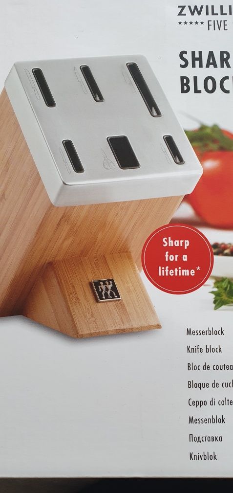 Stojak samoostrzący Zwilling five star plus sharp block