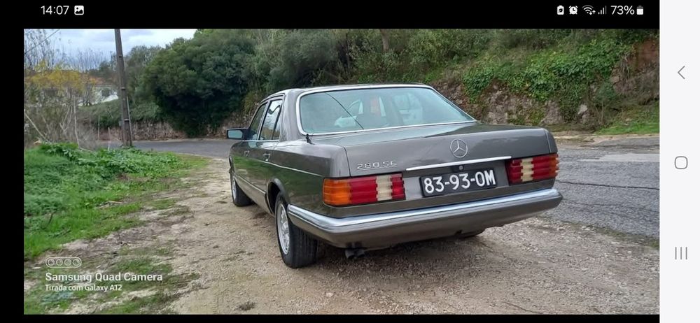 Mercedes 280 SE w126 a gasolina