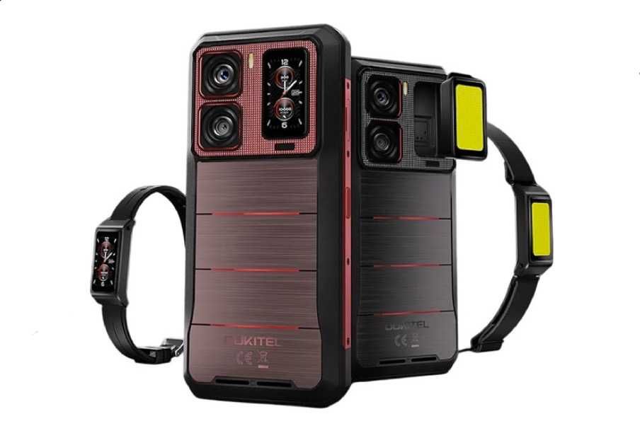 Oukitel WP300 12/512GB, акумулятор 16000mAh, смарт-годинник-ліхтарик
