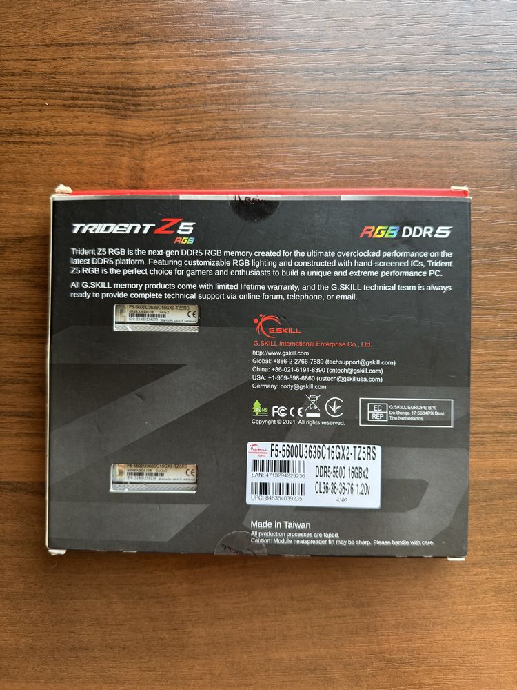ОЗУ GSkill DDR5 32GB