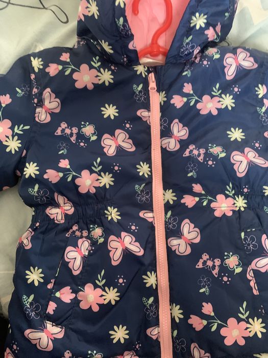 Курткочка, парка для дівчинки, дитяча куртка з капішоном, весна-осінь