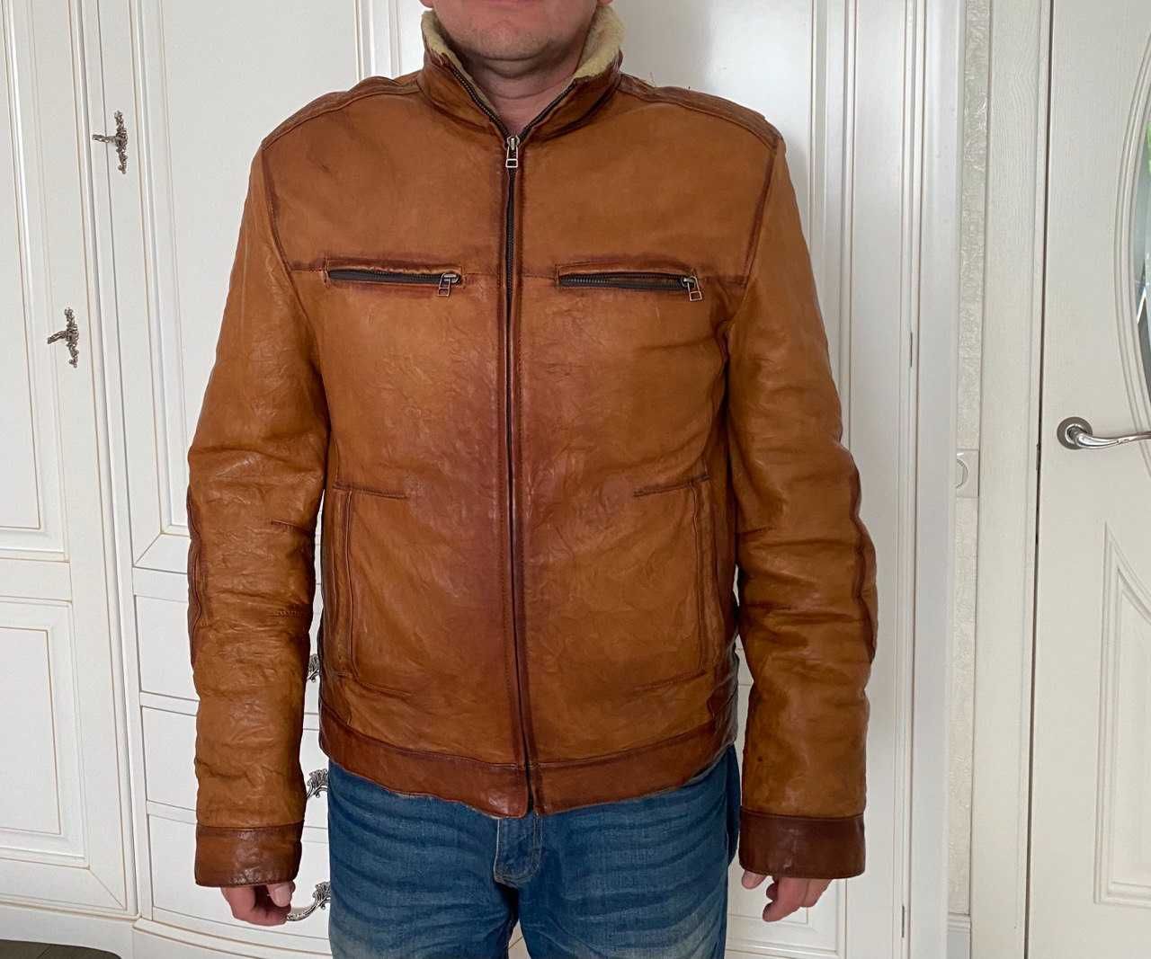 Чоловіча дублянка. Розмір XL.