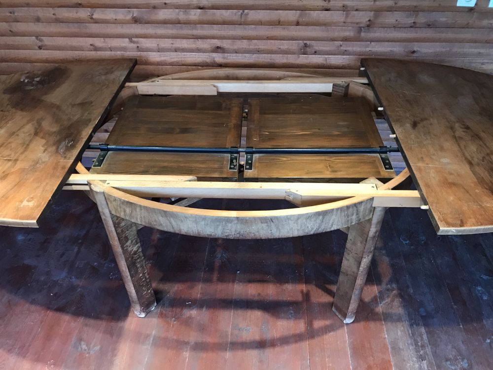 Стол раскладной 240см, розкладний стіл (овальний)