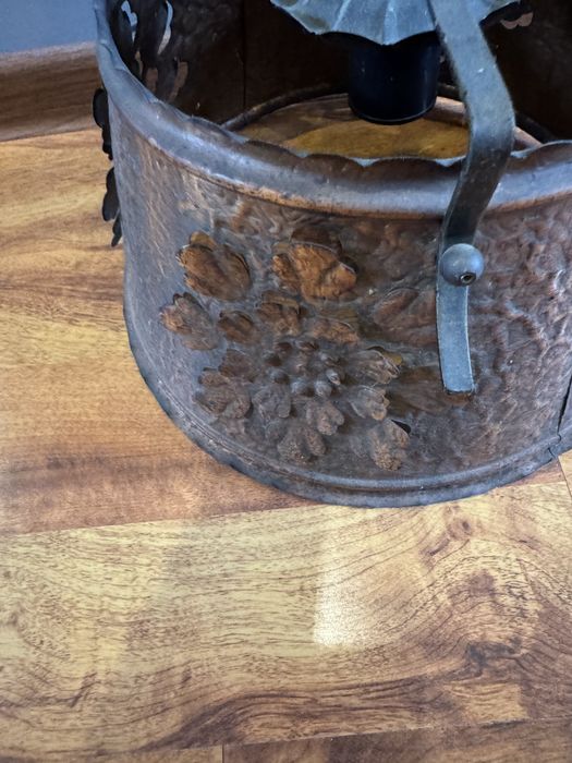 Lampa sufitowa metalowa antyk ludwik