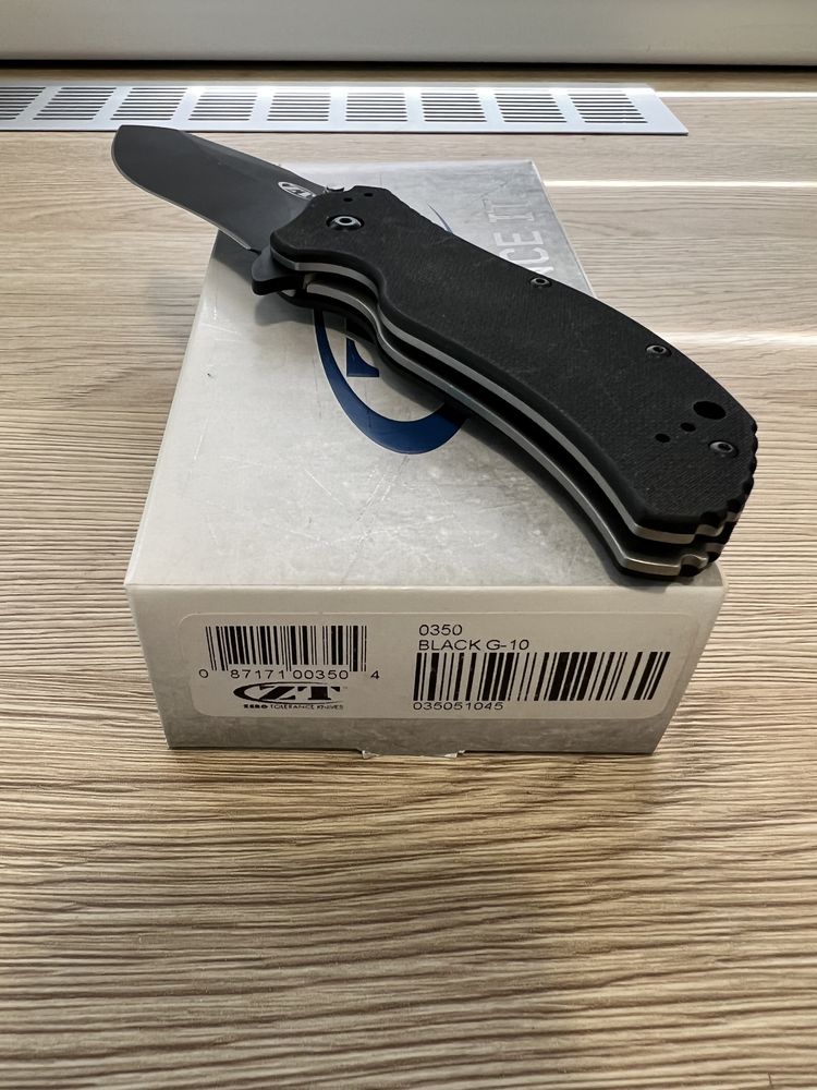 Nóż ZT 0350 BLACK G-10