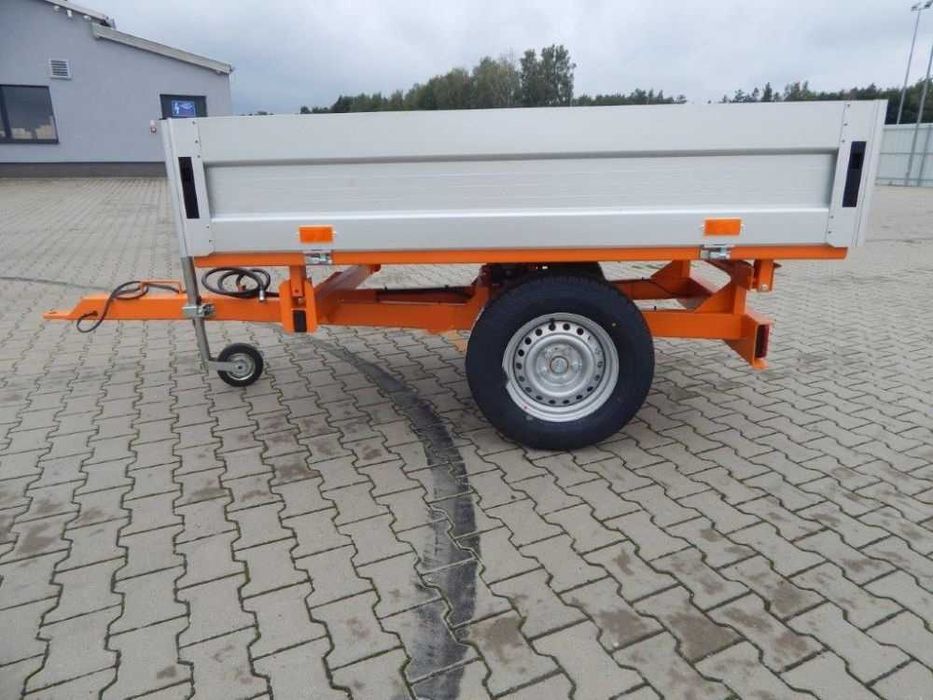 Przyczepka przyczepa 1.5 - 2T z Kiprem i oświetleniem TANdem -RATY--
