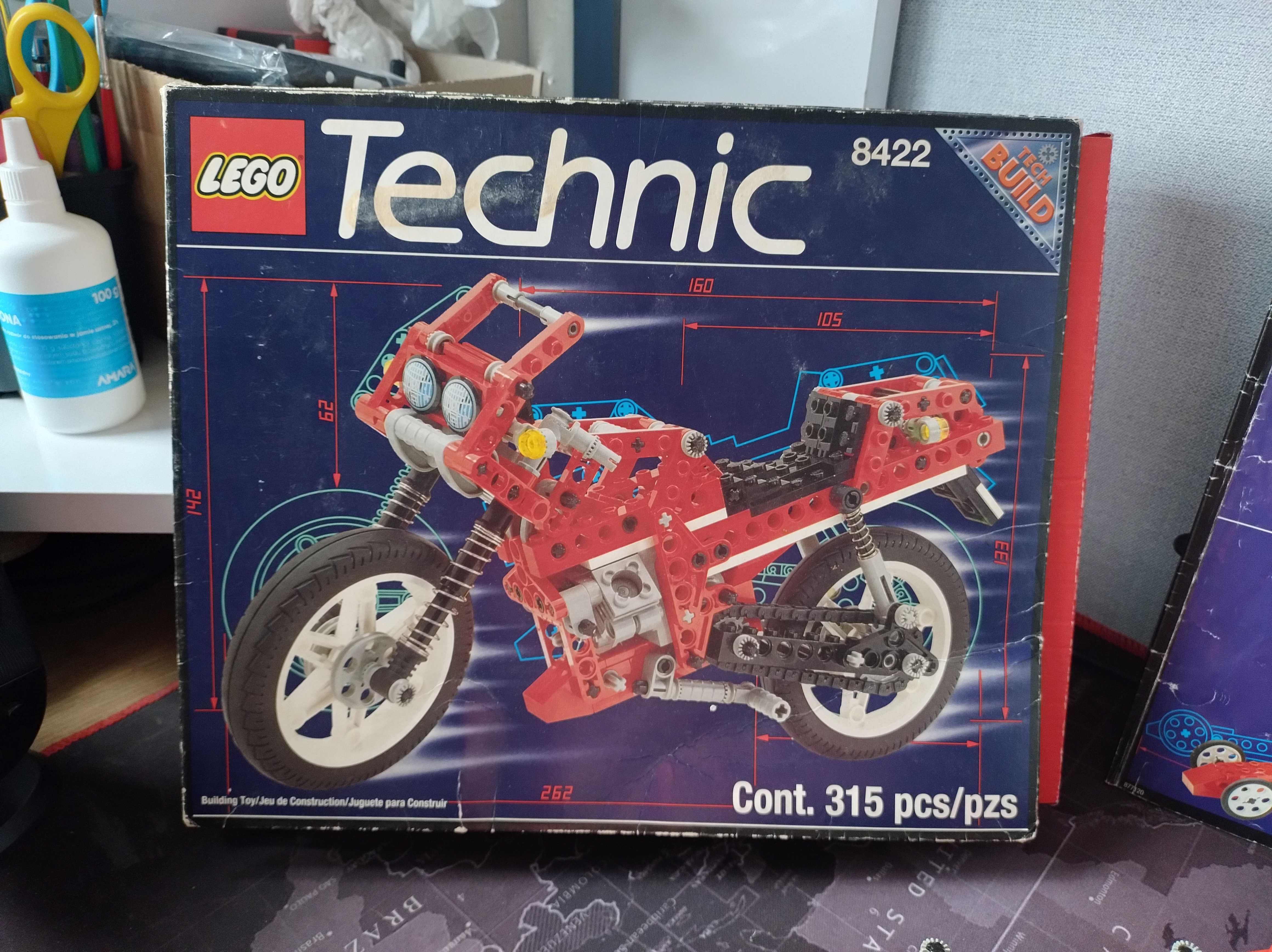 Instrukcja Lego Technic 8422 Motocykl "TT 1995r