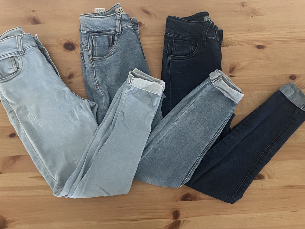 Lote 3x calcas ganga skinny 32/34