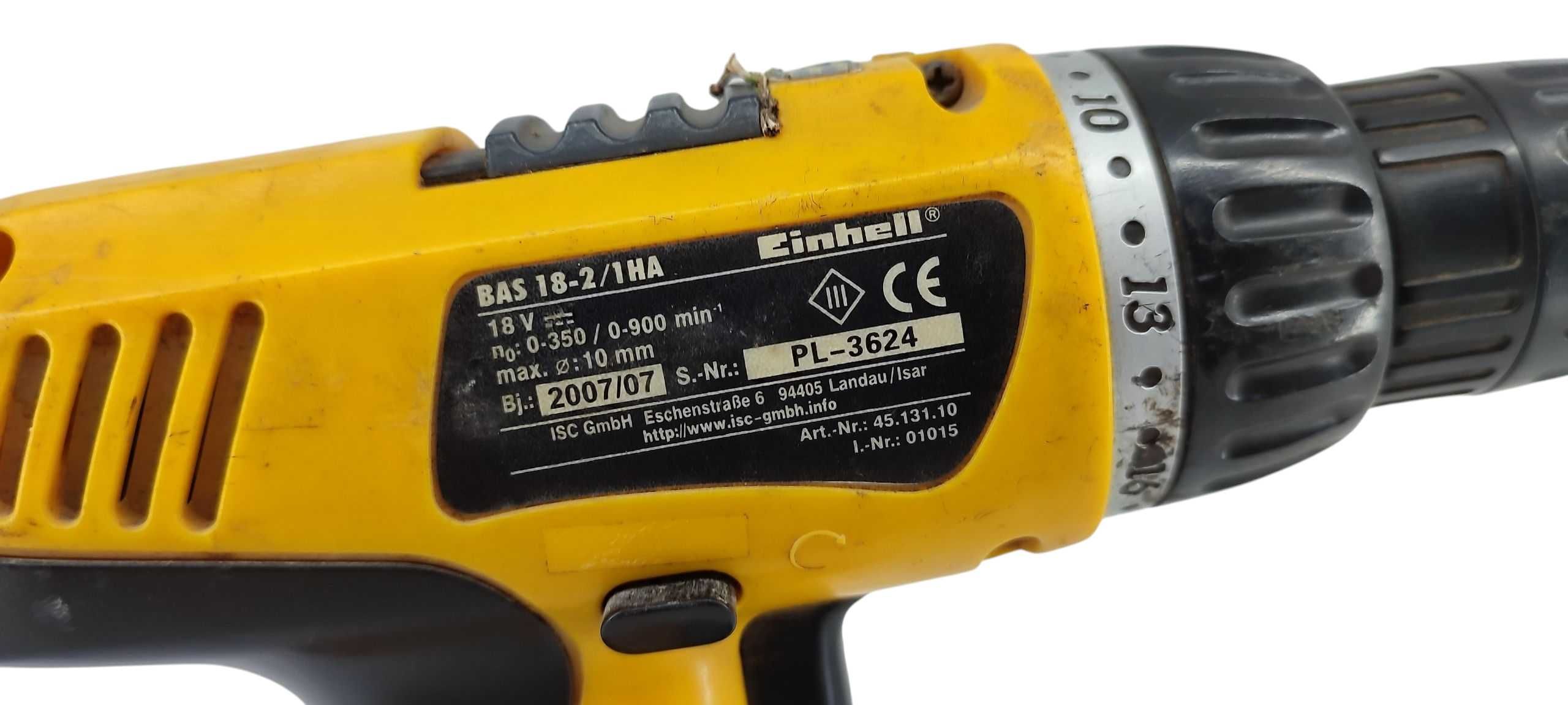 Wkrętarka Einhell Bas 18-2 HA Komplet