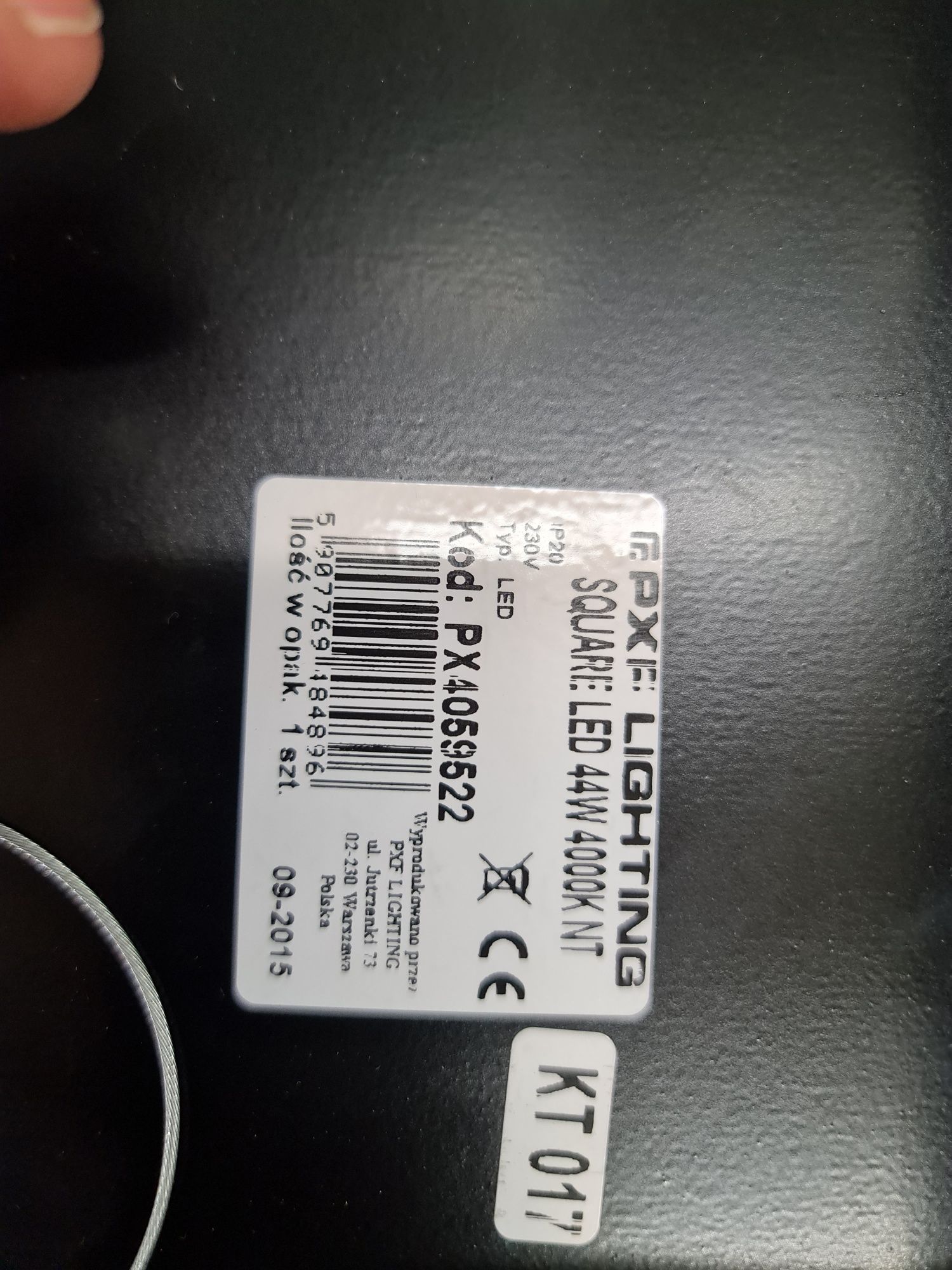 Oprawa sufitowa wisząca PXF Squere LED 44W 4000K x10