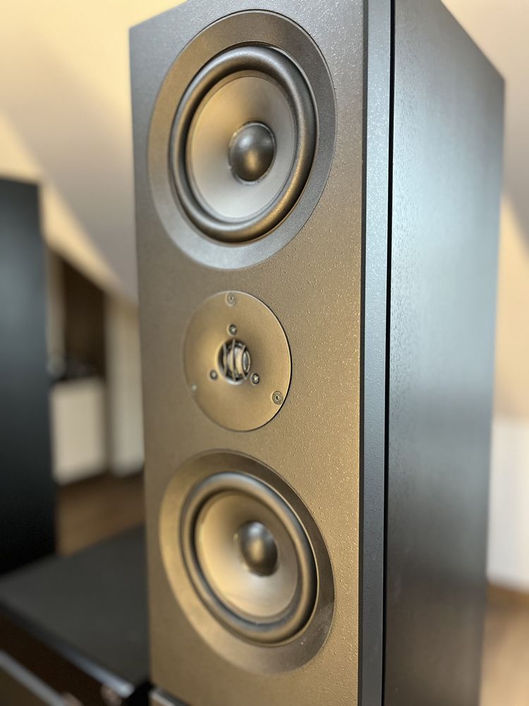 LINN Kaber + 3 wzmacniacze Linn LK-100 + zwrotnica Linn Kaber Aktiv