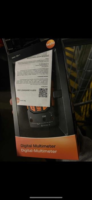 ZESTAW TEŻ Multimetr cyfrowy TESTO 760-1