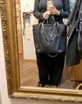 Torba tote Aunts & Uncles Takamatsu czarna shopper minimalizm