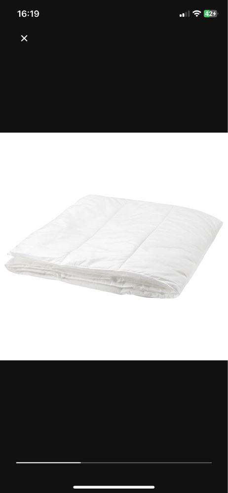 Dwie koldry ikea silvertopp 200/200cm nowe