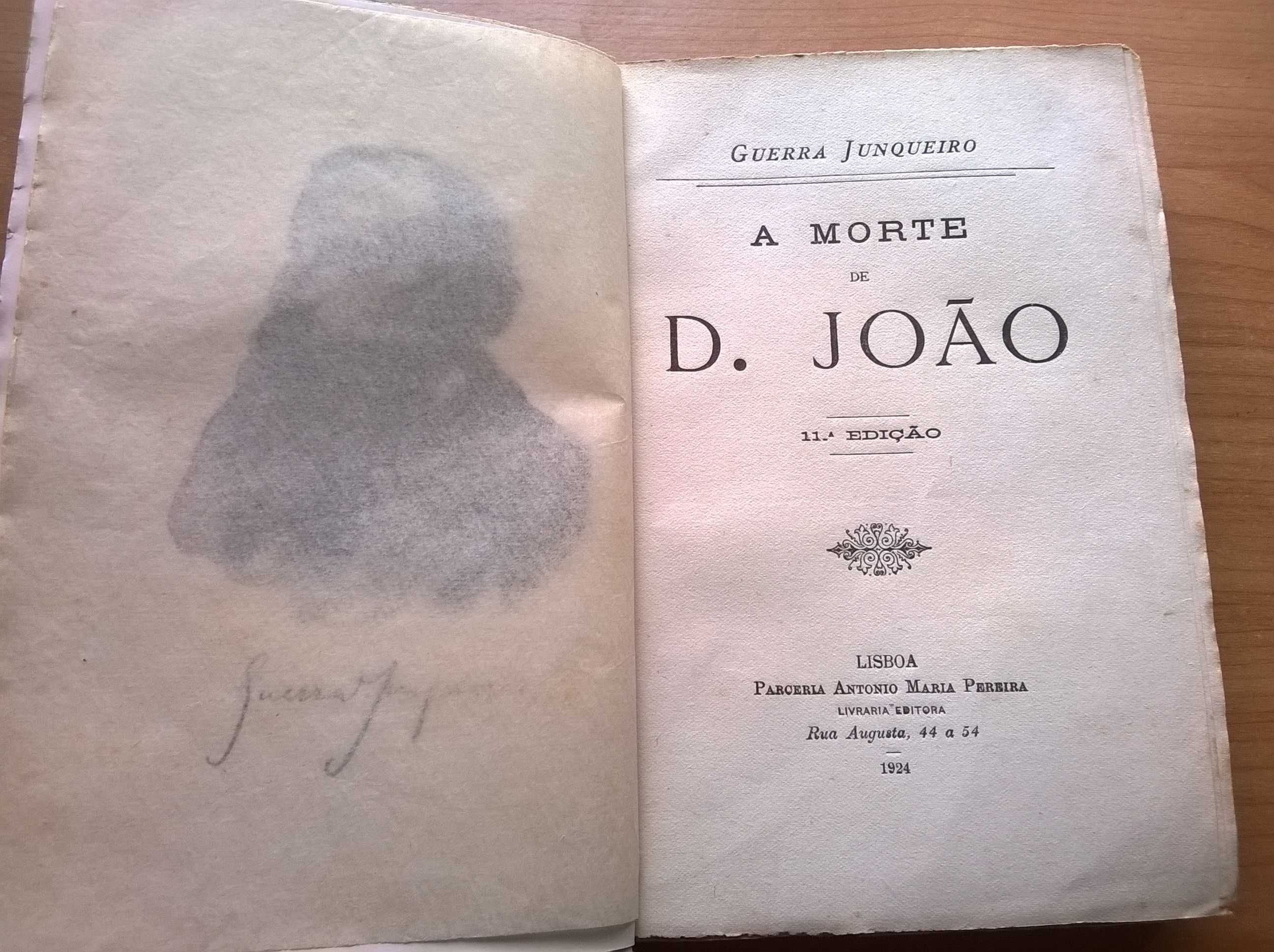 A Morte de D. João (de 1921) - Guerra Junqueiro (portes grátis)