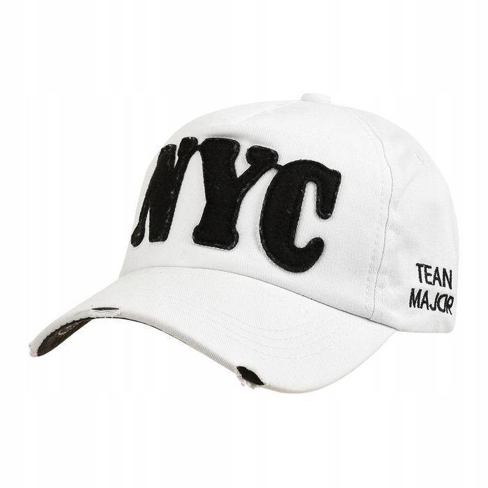 Czapka z daszkiem baseballówka vintage regulowana NYC lato wakacje