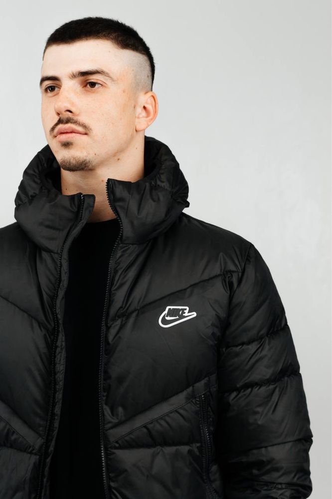 ‼️РОЗПРОДАЖ‼️Теплий пуховик Найк. Чоловіча куртка Nike Storm-Fit.
