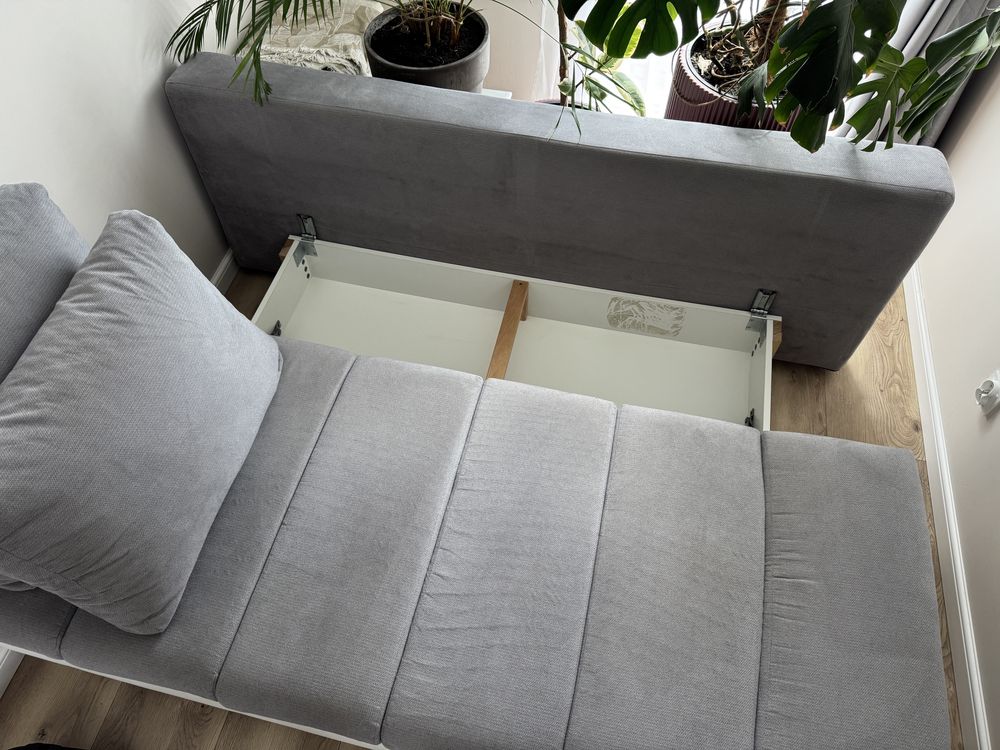 Sofa rozkładana, pojemnik, szerokość 198 cm, spanie 153 x 194 cm