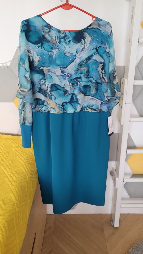 Nowa elegancka sukienka rozm 48