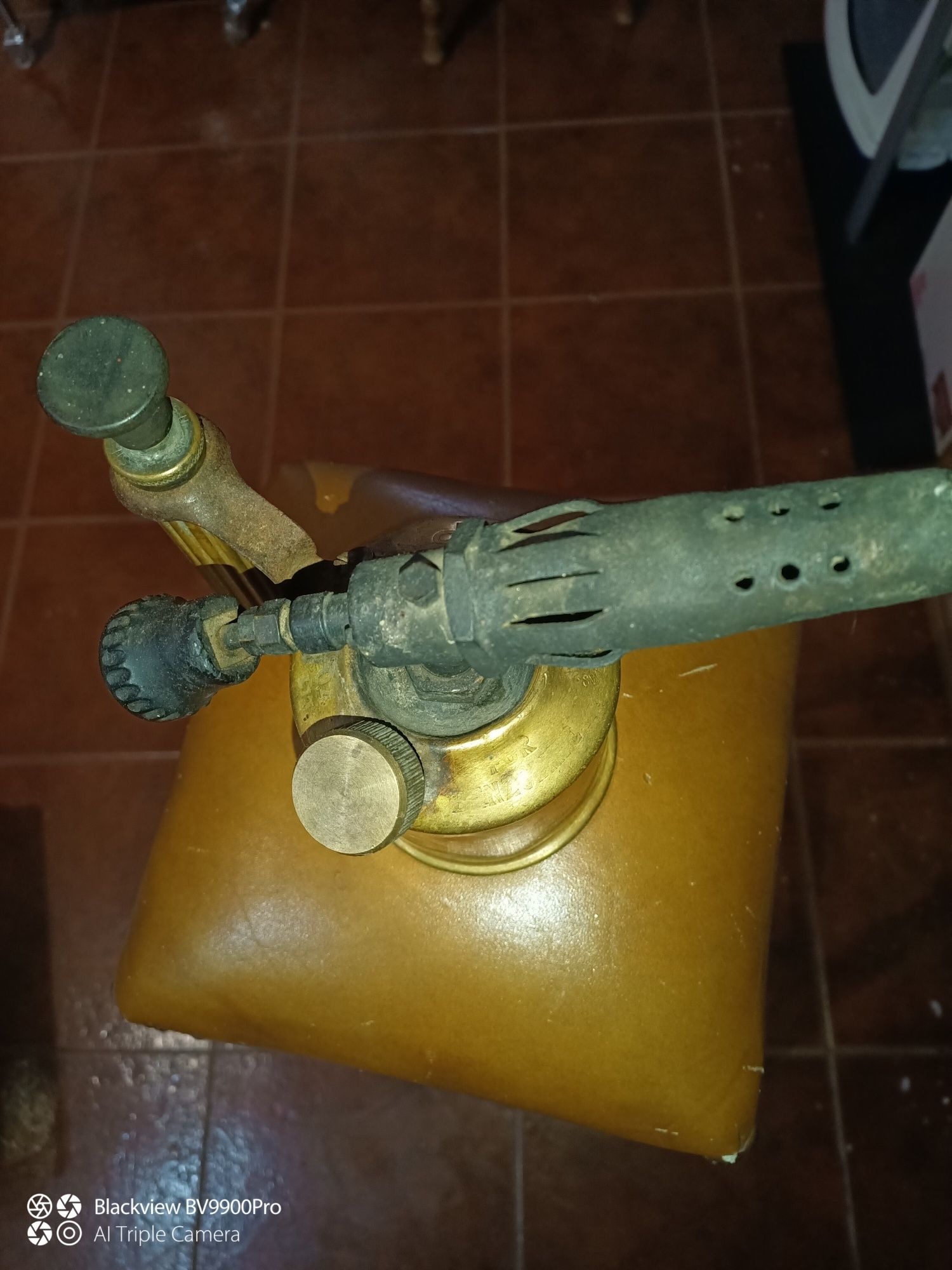 Maçarico Antigo latão