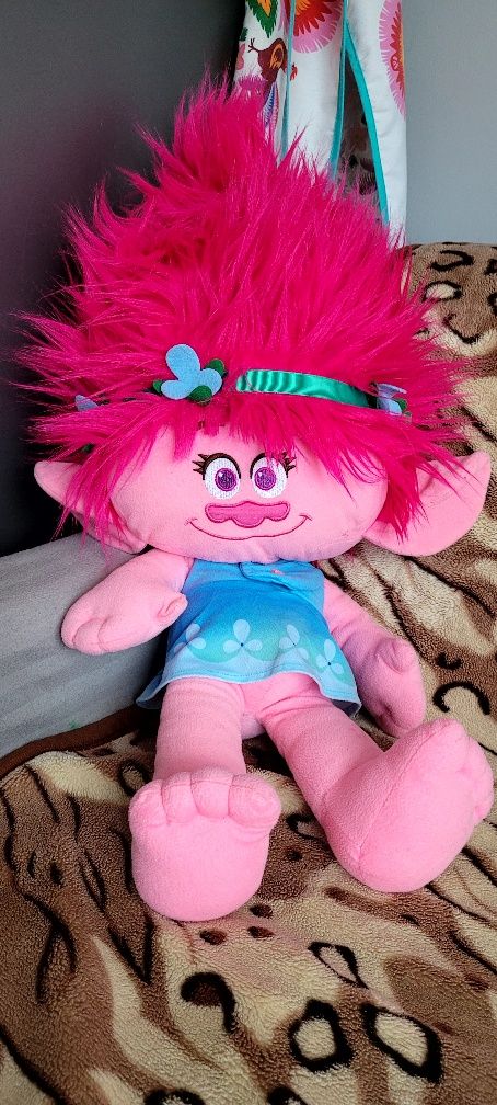 Duży pluszak troll Poppy ok.80 cm